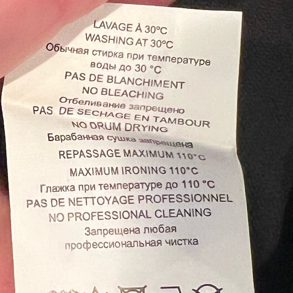 Molly bracken black blouse w balloon sleeves and tie in back. Sz M - Picture 7 of 7